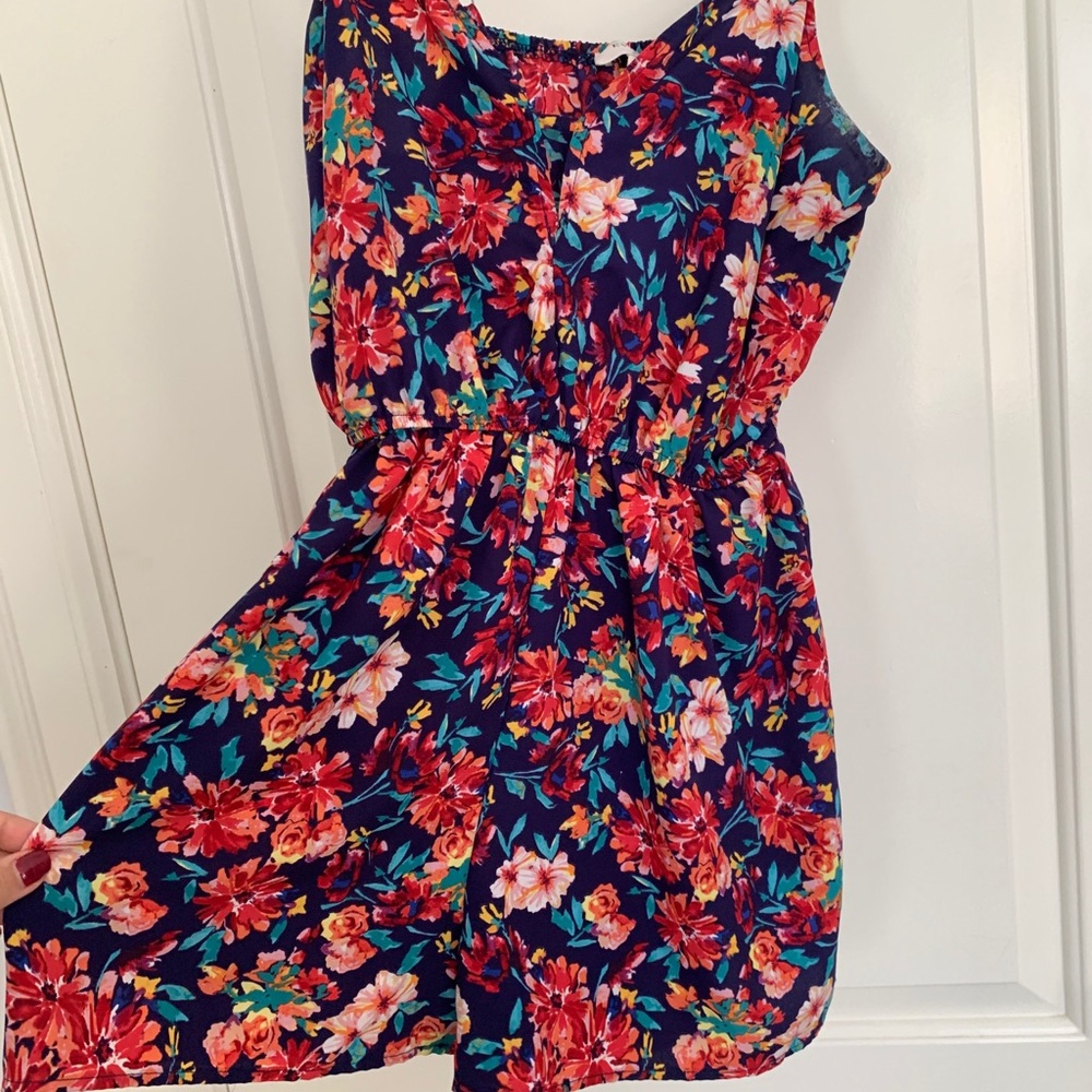 Flower Print Romper - image 2